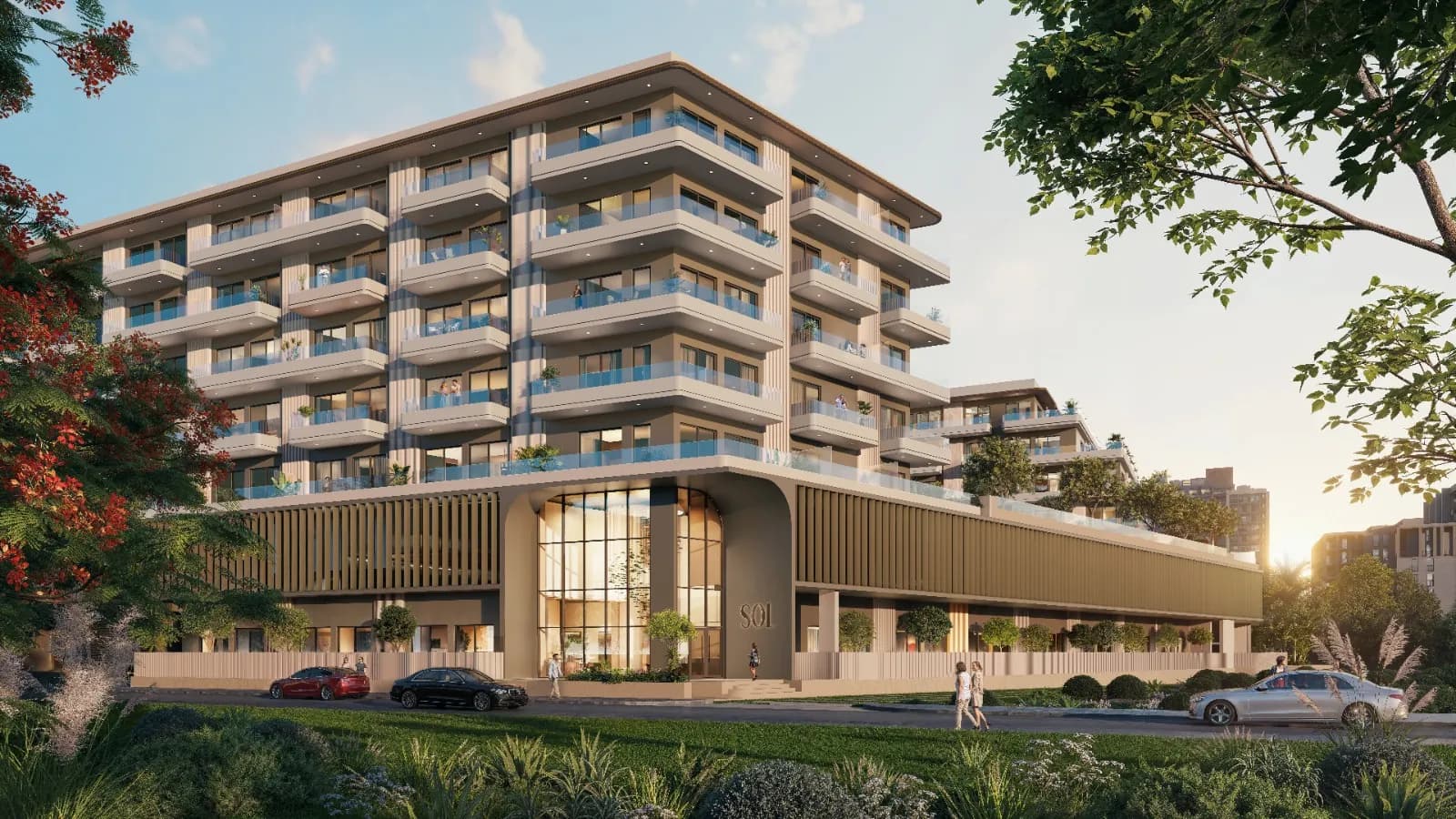 SOL Terra Gardens exterior view - JVC (Jumeirah Village Circle), Dubai - by SOL Properties