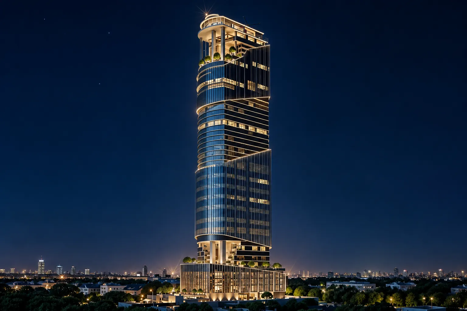 1970 Office Tower exterior view - Business Bay, Dubai - by Al Habtoor Group
