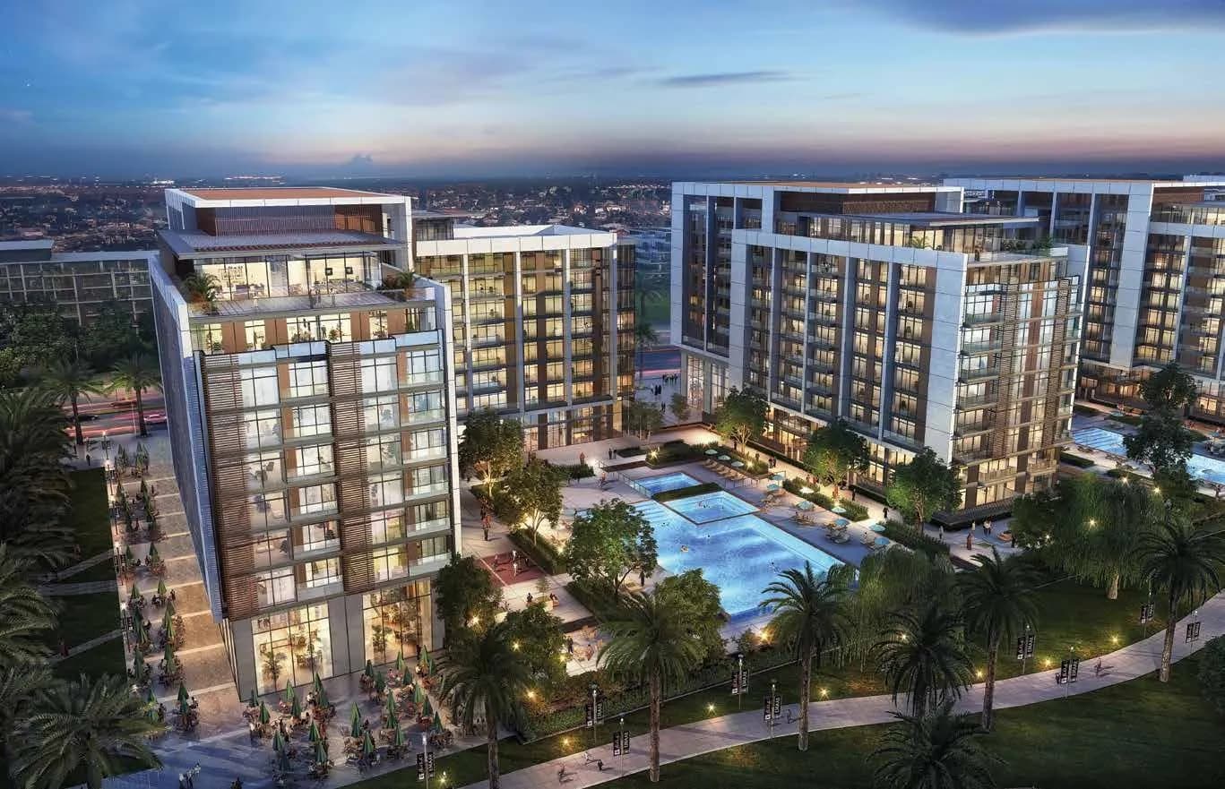 Acacia Park Heights exterior view - Dubai Hills, Dubai - by Emaar