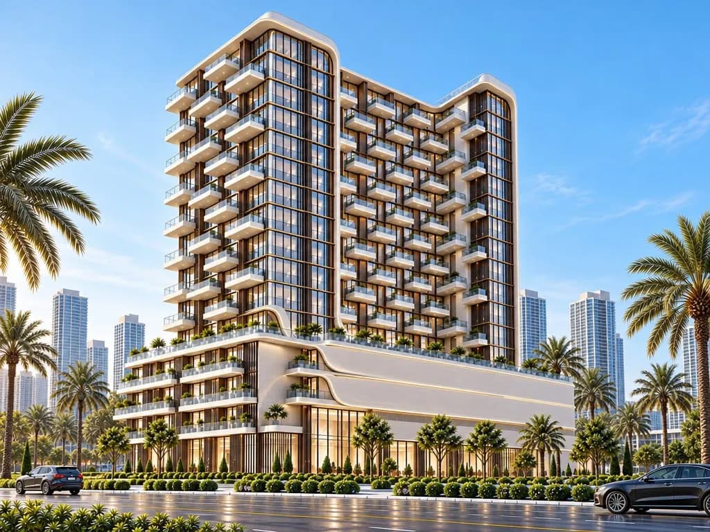 New Project by Tarrad exterior view - Jebel Ali Freezone Extension, Dubai - by Tarrad Development