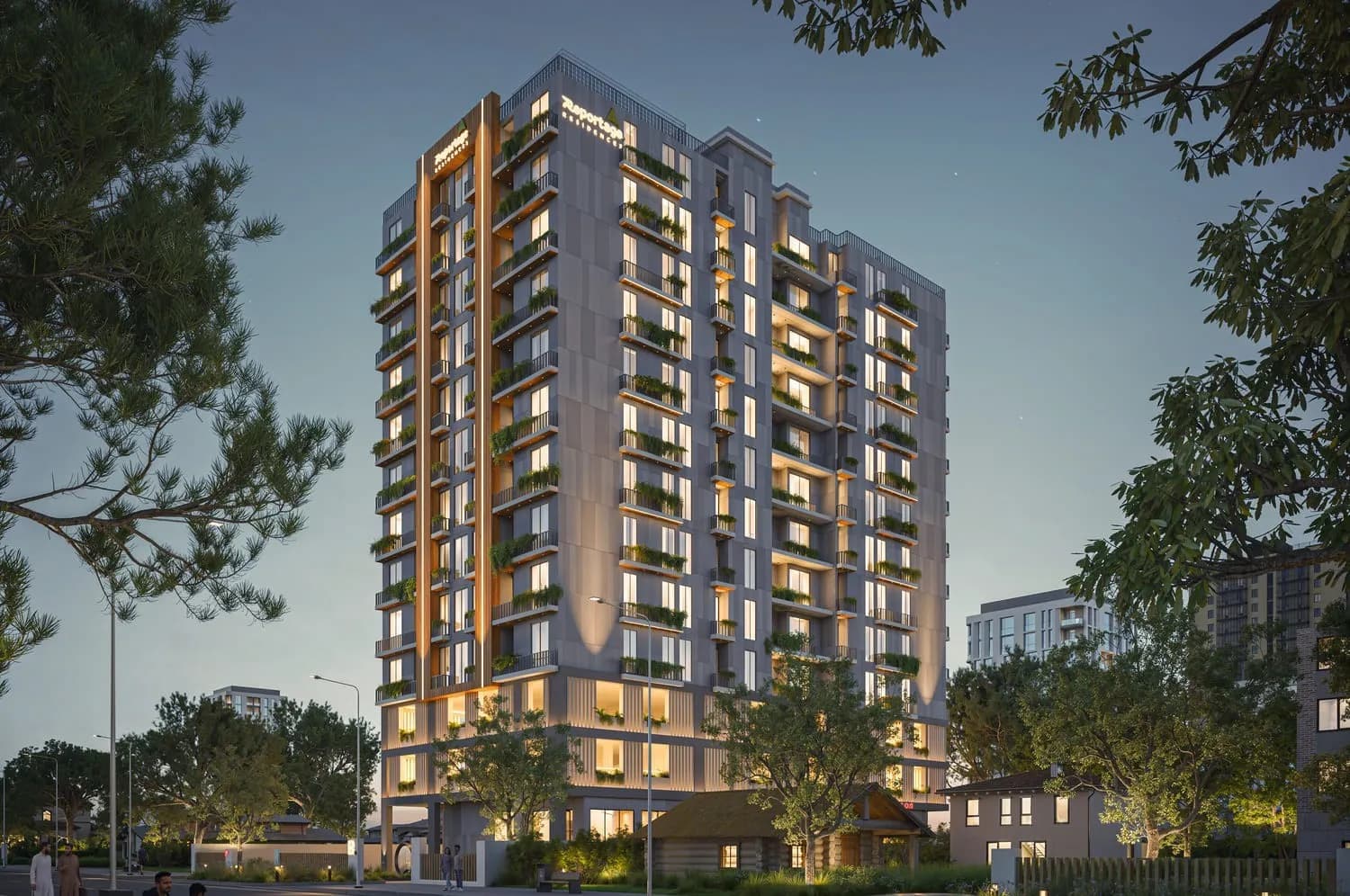 Reportage Residences at Lahore exterior view - Lahore District, Dubai - by Reportage Properties