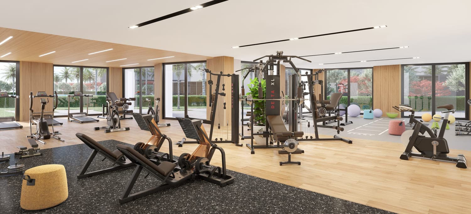 Design Quarter amenity Gymnasium in Dubai Design District, Dubai, by Meraas