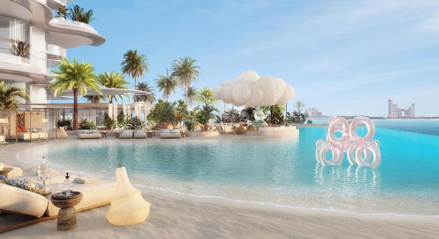 SLS Residences at Palm Jumeriah amenity Private Beach in Palm Jumeirah, Dubai, by Roya Lifestyle Development